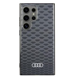 Audi IML Stitching Pattern Mag Safe Case S24 Ultra S928 czarny/black hardcase AU-IMLMS24U-Q5/D3-BK