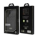 Audi IML Stitching Pattern Mag Safe Case S24 Ultra S928 czarny/black hardcase AU-IMLMS24U-Q5/D3-BK