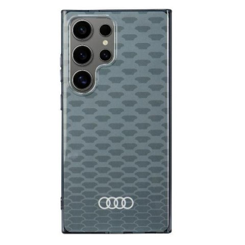 Audi IML Stitching Pattern Mag Safe Case S24 Ultra S928 szary/grey hardcase AU-IMLMS24U-Q5/D3-GY