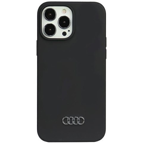 Audi Silicone Case i Phone 13 Pro Max 6.7" czarny/black hardcase AU-LSRIP13PM-Q3/D1-BK