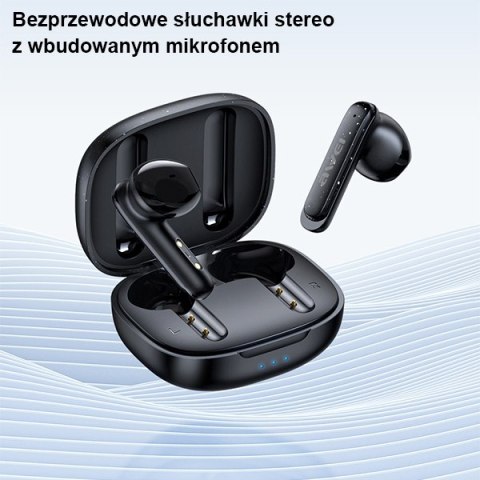 AWEI słuchawki Bluetooth 5.3 T66 TWS+ stacja dokująca czarny/black