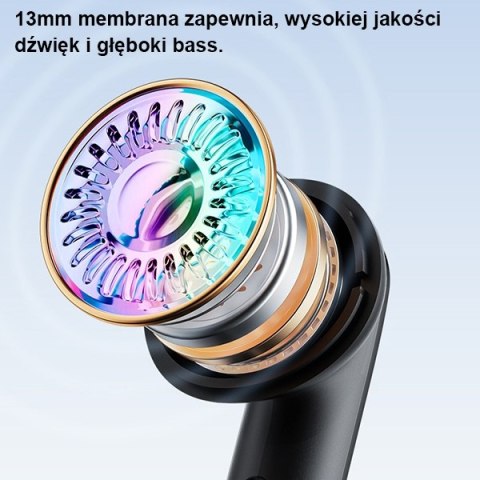 AWEI słuchawki Bluetooth 5.3 T66 TWS+ stacja dokująca czarny/black