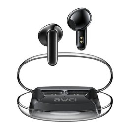AWEI słuchawki Bluetooth 5.3 T85 ENCTWS + stacja dokująca czarny/black