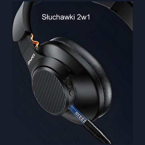 AWEI słuchawki nauszne Bluetooth A997BLczarny/black