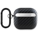 BMW BMA4WMPUCA2 Air Pods 4 / 5 cover czarny/black Carbon Double Metal Logo