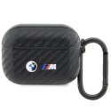 BMW BMAPWMPUCA2 Air Pods Pro cover czarny/black Carbon Double Metal Logo