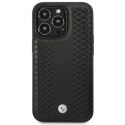 BMW BMHCP14L22RFGK i Phone 14 Pro 6.1"czarny/black Leather Diamond Pattern