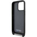 BMW BMHCP15L23PSVTK i Phone 15 Pro 6.1" czarny/black hardcase M Edition Carbon Tricolor Lines & Strap
