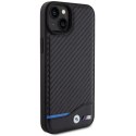 BMW BMHCP15M22NBCK i Phone 15 Plus / 14 Plus 6.7" czarny/black Leather Carbon