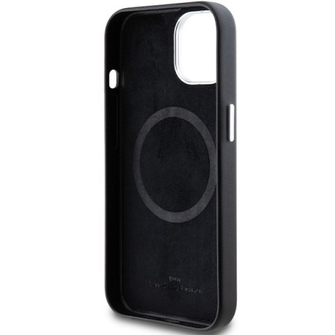 BMW BMHMP14S23PUFWK i Phone 14 / 15 / 13 6.1" czarny/black Signature Wrapped Metal Mag Safe