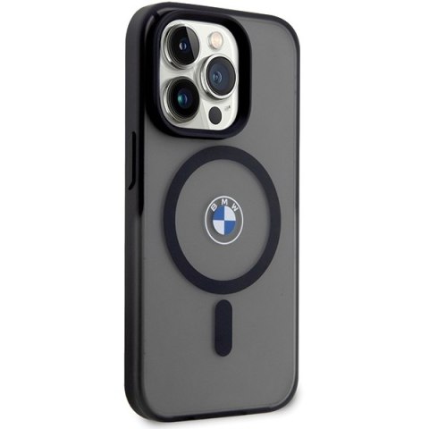 BMW BMHMP15LDSLK i Phone 15 Pro 6.1" czarny/black hardcase IML Signature Mag Safe