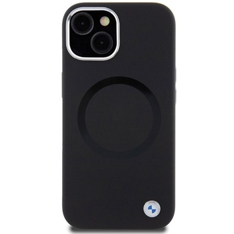 BMW BMHMP15SSILBK2 i Phone 15 / 14 / 13 6.1" czarny/black Signature Liquid Silicone Mag Safe