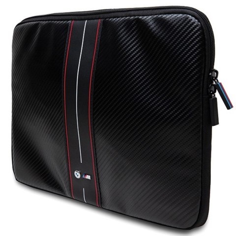 BMW Sleeve BMCS14COMSCAKR 14"czarny/black Carbon Red Stripes