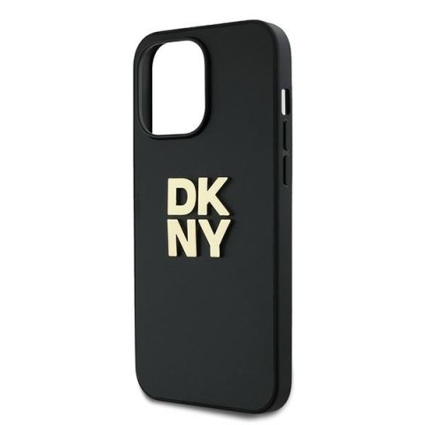 DKNY DKHCP14LPBSWSK i Phone 14 Pro 6.1"czarny/black hardcase Wrist Strap Stock Logo