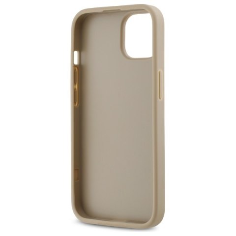 DKNY DKHCP14SPQDSLE i Phone 14 6.1" beżowy/beige Quilted Stack Logo