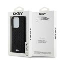 DKNY DKHCP15X3DRPWK i Phone 15 Pro Max6.7" czarny/black hardcase 3D Rubber Repeat Pattern