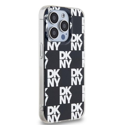DKNY DKHCP15XHDLCEK i Phone 15 Pro Max6.7" czarny/black hardcase IML Checke red Mono Pattern