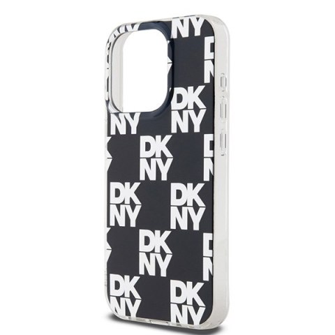 DKNY DKHCP15XHDLCEK i Phone 15 Pro Max6.7" czarny/black hardcase IML Checke red Mono Pattern