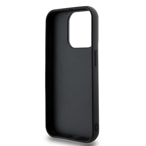 DKNY DKHCP15L3DRPWK i Phone 15 Pro6.1" czarny/black hardcase 3D Rubber Repeat Pattern