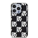 DKNY DKHCP15LHDLCEK i Phone 15 Pro6.1" czarny/black hardcase IML Checke red Mono Pattern