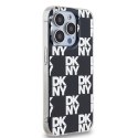 DKNY DKHCP15LHDLCEK i Phone 15 Pro6.1" czarny/black hardcase IML Checke red Mono Pattern