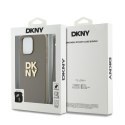 DKNY DKHCP15LPBSWSE i Phone 15 Pro 6.1"beżowy/beige hardcase Wrist Strap Stock Logo