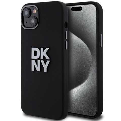 DKNY DKHCP15MSMCBSK i Phone 15 Plus / 14Plus 6.7" czarny/black hardcase Liquid Silicone Metal Logo