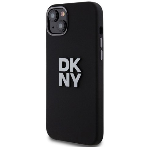 DKNY DKHCP15MSMCBSK i Phone 15 Plus / 14Plus 6.7" czarny/black hardcase Liquid Silicone Metal Logo