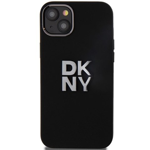DKNY DKHCP15MSMCBSK i Phone 15 Plus / 14Plus 6.7" czarny/black hardcase Liquid Silicone Metal Logo