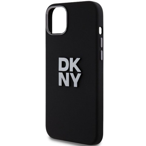 DKNY DKHCP15MSMCBSK i Phone 15 Plus / 14Plus 6.7" czarny/black hardcase Liquid Silicone Metal Logo