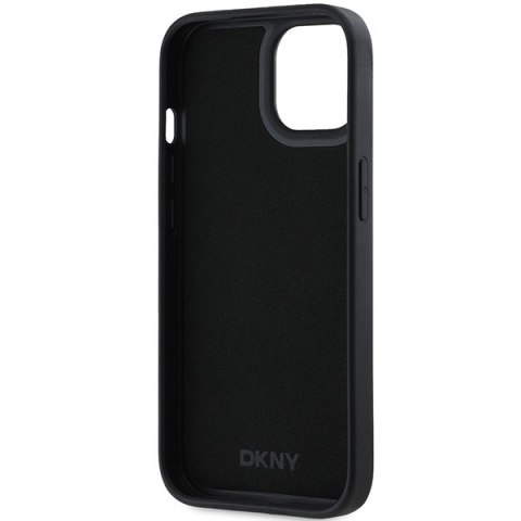 DKNY DKHCP15S3DRPWK i Phone 15 / 14 / 136.1" czarny/black hardcase 3D Rubber Repeat Pattern
