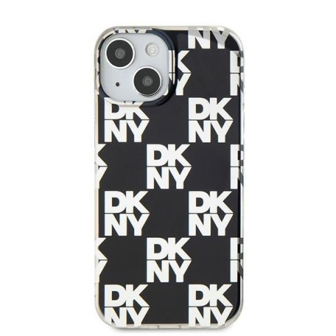 DKNY DKHCP15SHDLCEK i Phone 15 / 14 / 136.1" czarny/black hardcase IML Checke red Mono Pattern
