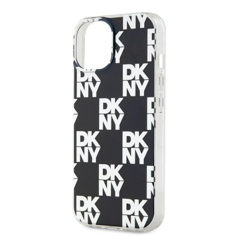 DKNY DKHCP15SHDLCEK i Phone 15 / 14 / 136.1" czarny/black hardcase IML Checke red Mono Pattern