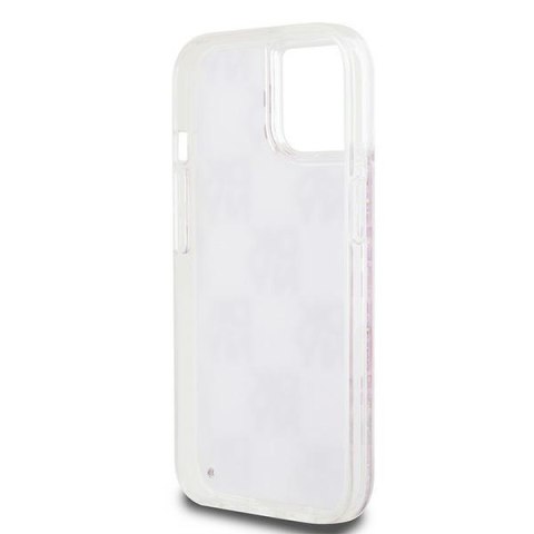 DKNY DKHCP15SLCPEPP i Phone 15 / 14 / 136.1" różowy/pink hardcase Liquid Glitter Multilogo