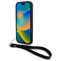DKNY DKHCP16XPBSWSK i Phone 16 Pro Max 6.9" czarny/black hardcase Wrist Strap Stock Logo