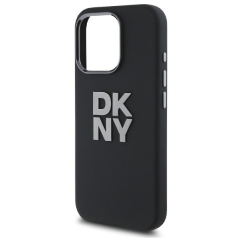 DKNY DKHCP16XSMCBSK i Phone 16 Pro Max 6.9" czarny/black hardcase Liquid Silicone Metal Logo