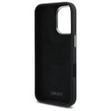 DKNY DKHCP16SSMCBSK i Phone 16 6.1" czarny/black hardcase Liquid Silicone Metal Logo