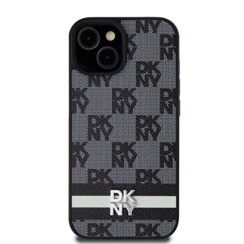 DKNY DKHCS24MPCPTSSK S24+ S926czarny/black hardcase Leather Checke red Mono Pattern & Printed Stripes