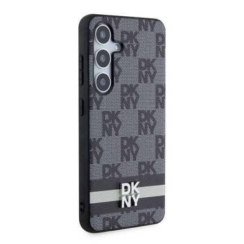 DKNY DKHCS24SPCPTSSK S24 S921czarny/black hardcase Leather Checke red Mono Pattern & Printed Stripes