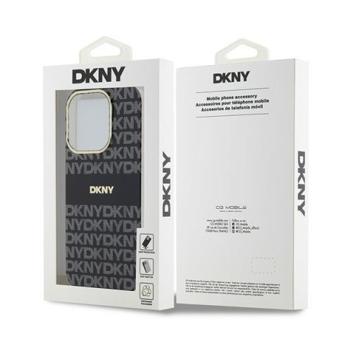 DKNY DKHMP13XHRHSEK i Phone 13 Pro Max6.7" czarny/black hardcase IML Mono & Stripe Mag Safe
