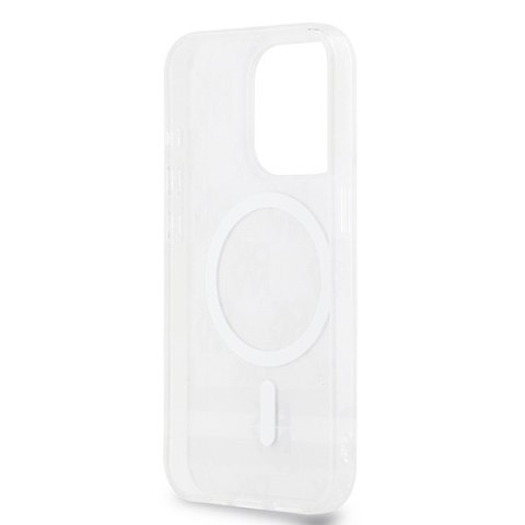 DKNY DKHMP14XHCPTSE i Phone 14 Pro Max6.7" beżowy/beige hardcase IML Checke red Mono Pattern & Printed Stripes Mag Safe