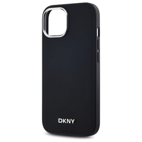 DKNY DKHMP14SPSCMCLK i Phone 14 6.1"czarny/black hardcase Plain Logo Mag Safe