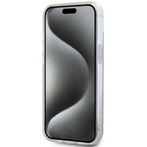 DKNY DKHMP15MHCPTSE i Phone 15 Plus /14 Plus 6.7" beżowy/beige hardcase IML Checke red Mono Pattern & Printed Stripes Mag Safe