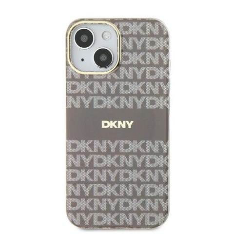 DKNY DKHMP15SHRHSEE i Phone 15 / 14 / 136.1" beżowy/beige hardcase IML Mono & Stripe Mag Safe