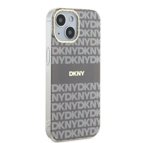 DKNY DKHMP15SHRHSEE i Phone 15 / 14 / 136.1" beżowy/beige hardcase IML Mono & Stripe Mag Safe