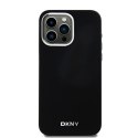DKNY DKHMP15XSMCHLK i Phone 15 Pro Max6.7" czarny/black hardcase Liquid Silicone Small Metal Logo Mag Safe