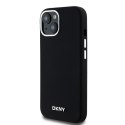 DKNY DKHMP15SSMCHLK i Phone 15 / 14 / 136.1" czarny/black hardcase Liquid Silicone Small Metal Logo Mag Safe