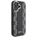 DKNY DKHMP16MPCPVSLK i Phone 16 Plus6.7" czarny/black hardcase Checke red Pattern Magsafe