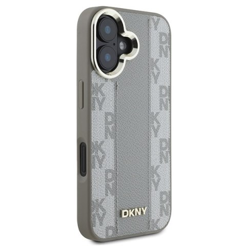 DKNY DKHMP16SPCPVSLE i Phone 166.1" beżowy/beige hardcase Checke red Pattern Magsafe