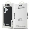 DKNY DKHMP16SPSCMCLK i Phone 16 6.1"czarny/black hardcase Plain Silver Logo Mag Safe